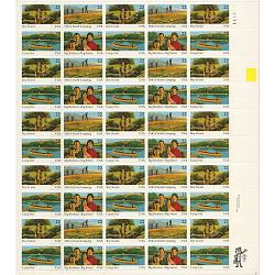 #2160-63 International Youth Year, Sheet of 50 Stamps