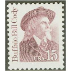 #2177b Buffalo Bill Cody, Prephosphored Solid Tagging