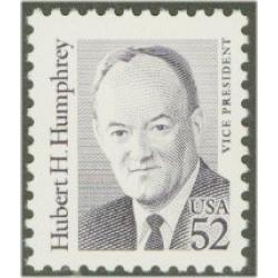 #2189a Hubert Humphrey, Mottled Tagging Shiny Gum