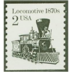 #2226a Locomotive Coil, Untagged Dull Gum