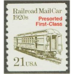 #2265 Railroad Mail Car Coil, Precanceled