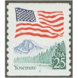 #2280a Flag & Yosemite Coil, Mottled Tagging