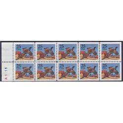 #2283a Pheasant, Booklet pane of Ten