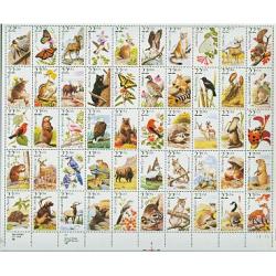 #2335a North American Wildlife Sheet of 50 Stamps (#2286-2335)