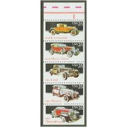 #2385a Classic Cars, Booklet Pane of Five