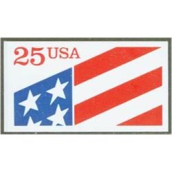 #2475 Flag, ATM Plastic Booklet Single