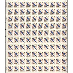 #2478 Bluebird, No ¢ Sign, Sheet of 100 Stamps