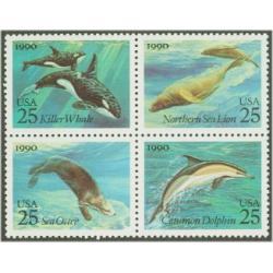 #2508-11 Creatures of the Sea, Four Singles