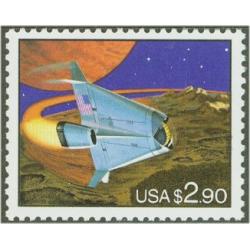 #2543 Priority Mail, Futuristic Space Shuttle
