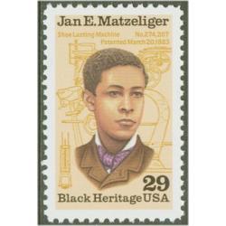 #2567 Jan E. Matzeliger, Black Heritage Series
