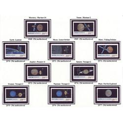 #2568-77 Space Exploration, Ten Booklet Singles