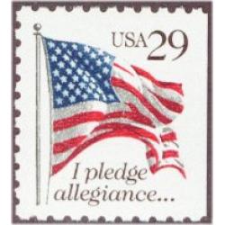 #2593 Pledge, Booklet Single Perforated 10