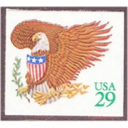 #2596v Eagle & Shield, Coil - Green Denomination