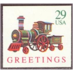 #2719 Christmas Locomotive S-A Booklet Single