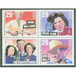 #2774a Country Music, Block of Four