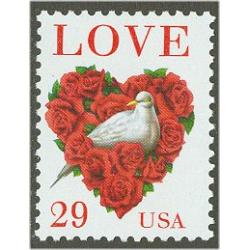 #2814C Love & Dove, Sheet Stamp