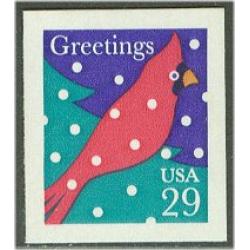 #2874 Cardinal in Snow, Christmas Booklet Single