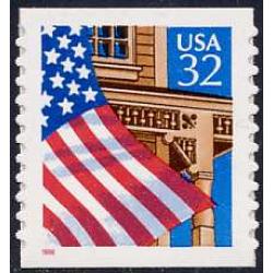 #2915C Flag over Porch, S-A Coil Die-cut 10.9