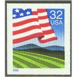 #2919a Flag Over Field, Booklet Pane of 18