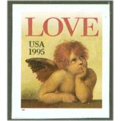 #2949 Love & Cherub, Single Stamp