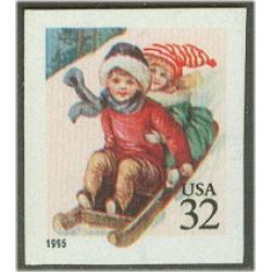 #3013 Children Sledding, Booklet Single