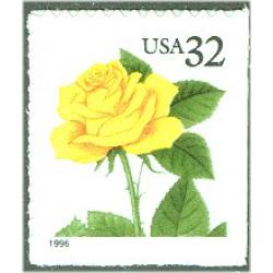 #3049v Yellow Rose, Single from Vending Booklet