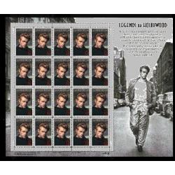 #3082 James Dean, Legends of Hollywood, Souvenir Sheet of 20