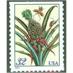 #3127 Flowering Pineapple Cockroaches, Merian Botanical Prints, Booklet Single
