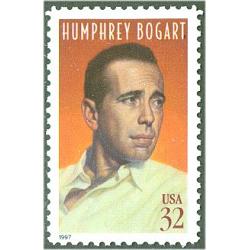 #3152 Humphrey Bogart, Legends of Hollywood, Single Stamp