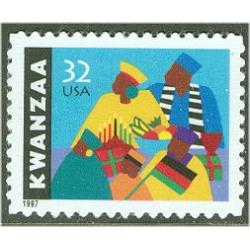 #3175 32¢ Kwanzaa (Issued in 1997)