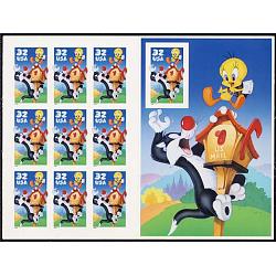 #3204 Sylvester & Tweety Looney Tunes, Regular Souvenir Sheet