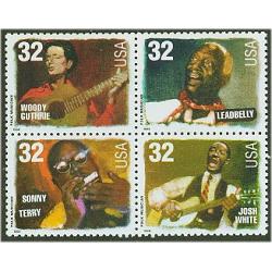 #3212-15 Folk Musicians, Set of Four Singles