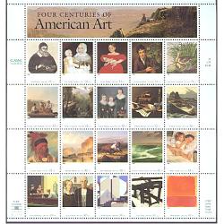 #3236 American Art, Pane of 20