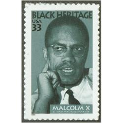 #3273 Malcolm X (El-Hajj Malik El-Shabazz), Black Heritage Series