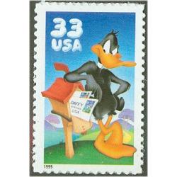 #3307a  Daffy Duck, Single Stamp from Special Souvenir Sheet