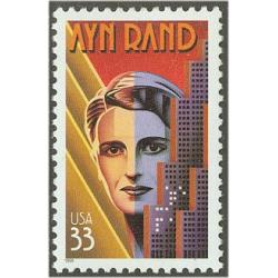 #3308 Ayn Rand, American Novelist, Literary Arts Series