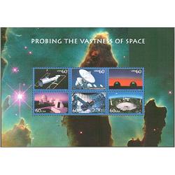 #3409 Probing the Vastness of Space Souvenir Sheet