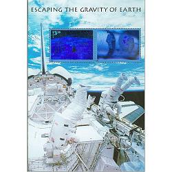 #3411 Escaping the Gravity of Earth Souvenir Sheet