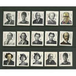 #3420-36 Distinguished Americans, Complete Set of 15