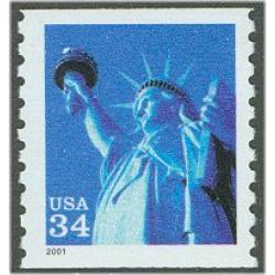 #3476 Statue of Liberty, Coil Water-Activated