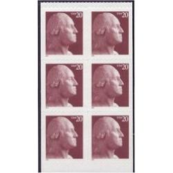 #3483e Washington, Booklet Pane of Six