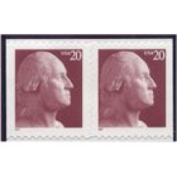 #3483h Washington, Pair #3483 at Left