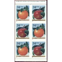 #3494d Apple & Orange Pane of Six