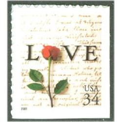 #3498 Rose & Love Letter, Vending Booklet Single