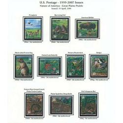 #3506a-j Great Plains Prairie, Nature of America Set of Ten Sing