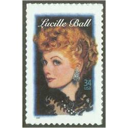 #3523 Lucille Ball Legends of Hollywood, Single Stamp