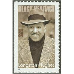 #3557 Langston Hughes, Black Heritage Series