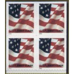 #3624a USA First Class Flag, Booklet Pane of Four