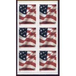 #3624b USA First Class Flag, Booklet Pane of Six