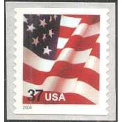 #3632C USA & Flag, Self-adhesive Coil Stamp